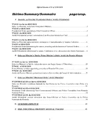 Ibirimo/Summary/Sommaire Page/Urup
