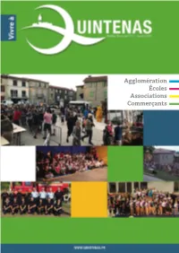 Agglomération Écoles Associations Commerçants