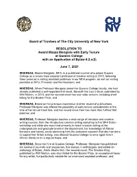 Board of Trustees of the City University of New York