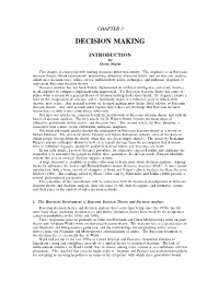 Decision Making