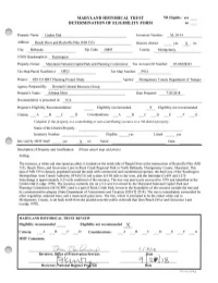 DETERMINATION 0F ELIGIBILITY FORM No
