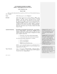 Non-Binding Summary of Terms Series a Preferred Stock Financing