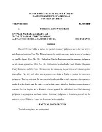 Stephanie\Hobbs-V-Pasdar-Motion for Summary Judgment-Final Order.11