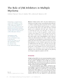 The Role of JAK Inhibitors in Multiple Myeloma