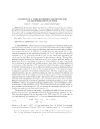 ANALYSIS of a TIME MULTIGRID ALGORITHM for DG-DISCRETIZATIONS in TIME 1. Introduction. the Parallelization of Algorithms For