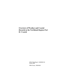 Coastal Hazards in the Northland Region–Part II: Coastal