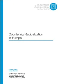 Countering Radicalization in Europe
