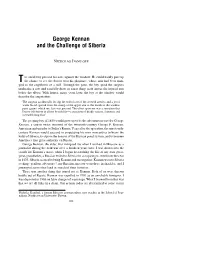 George Kennan and the Challenge of Siberia