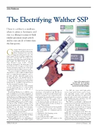 The Electrifying Walther SSP