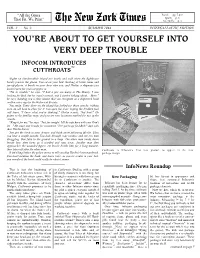The New Zork Times Ask Duffy — P