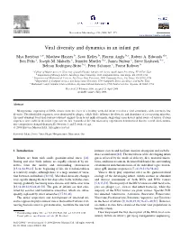 Viral Diversity and Dynamics in an Infant Gut