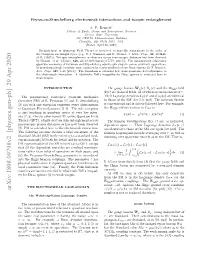 Arxiv:1808.09798V2 [Physics.Gen-Ph] 29 Apr 2020 Notehgsfrinculns H Parameter the Couplings