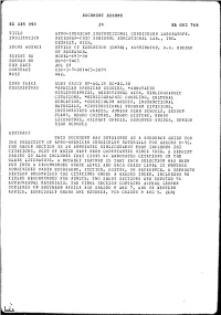 Insiituticn Pub Date Edrs Price Descriptors Abstract