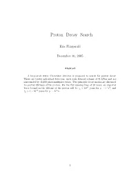 Proton Decay Search