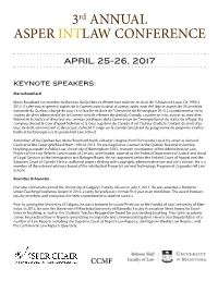 3Rd ANNUAL ASPER INTLAW CONFERENCE