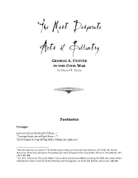 Custer Footnotes