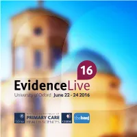 Evidencelive16-Programme-160617.Pdf