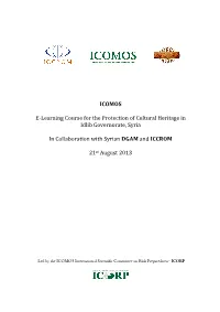 Idlib E-Learning Course Document- 21 August 2013