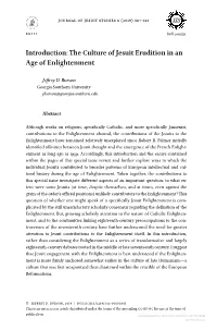 The Culture of Jesuit Erudition in an Age of Enlightenment