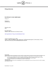 Tilburg University Surveillance in Urban Nightscapes Timan, T