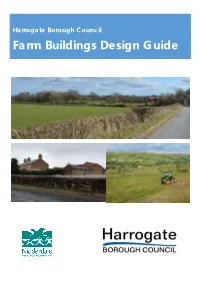 Farm Buildings Design Guide Harrogate Borough Council – Farm Buildings Design Guide