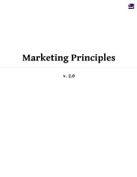 Marketing Principles