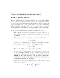 Vector Fields