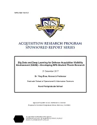 Acquisition Research Program Sponsored Report Series