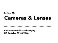 Computer Graphics and Imaging UC Berkeley CS184/284A Lecture