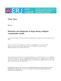 Detection and Diagnosis of Large Airway Collapse: a Systematic Review