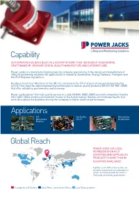 Power Jacks Capability & Product Overview