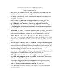 Snake River Headwaters Act Designated River Sections List