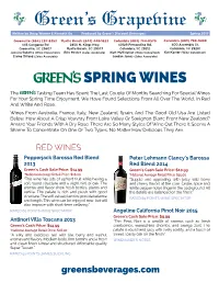 Spring Wines
