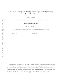 Arxiv:1106.5449V1 [Astro-Ph.SR] 27 Jun 2011 Aepsil Ytegnru Nnilspoto H .M Ekf Keck M