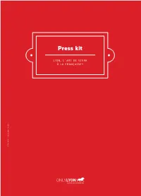 Presskit Lyon 2020.Pdf