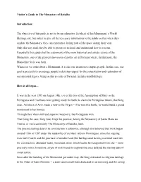 Visitor's Guide to the Monastery of Batalha