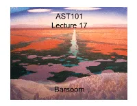 AST101 Lecture 17 Barsoom