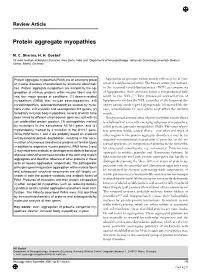 Protein Aggregate Myopathies