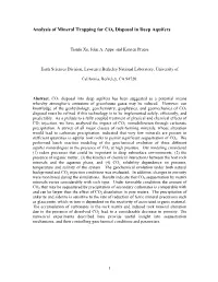 Analysis of Mineral Trapping for CO2 Disposal in Deep Aquifers