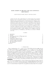Borel Subsets of the Real Line and Continuous Reducibility