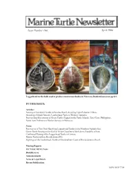 Issue Number 104. April 2004. in THIS ISSUE