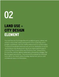 Land Use + City Design Element