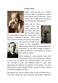 Gustav Holst (PDF)