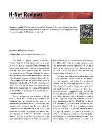 M. Strohn: the German Army and the Defence of the Reich