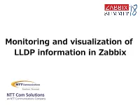Monitoring and Visualization of LLDP Information in Zabbix Agenda Introduction