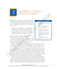 The Empirical Approach to Political Science 27
