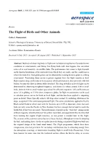 The Flight of Birds and Other Animals