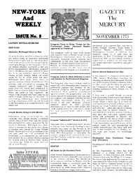 The New York Gazette and Weekly Mercury