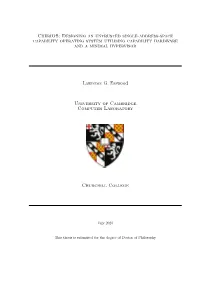 Cherios: Designing an Untrusted Single-Address-Space Capability Operating System Utilising Capability Hardware and a Minimal Hypervisor