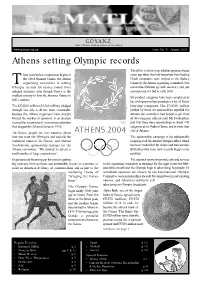 Athens Setting Olympic Records